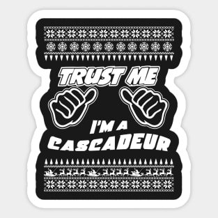 Trust me, i’m a CASCADEUR – Merry Christmas Sticker